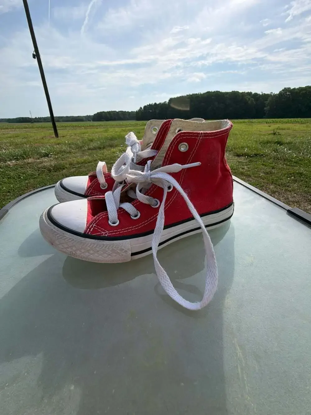 Converse Chuck Taylor All Star High Top Red Youth Size 13